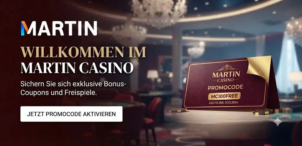 Martin Casino Promo-Code eingeben